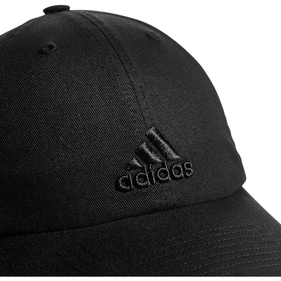 Adidas Women\'s Black Baseball Adjustable Cotton Athletic Relaxed Fit Hat main image 4